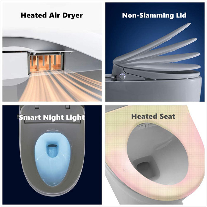 Yanxuan Toilet Elongated Bidet Seat Wayfair